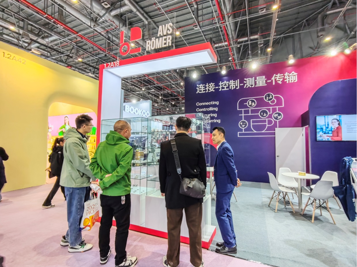 3月31日AVS Roemer参加上海Hotelex国际酒店及餐饮业博览会